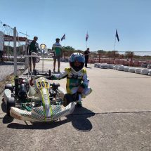 Karting: Thiago Strazzolini fue protagonista en la “Copa de Verano” de Zárate