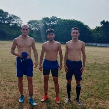 Los hermanos Landeuix y Matías Barraza entrenan en Paraguay