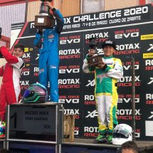 Thiago Strazzolini se subió al podio en la primera fecha de Zárate