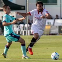 El “Mudo” Vázquez volvió a jugar un amistoso con el Sevilla