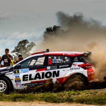 Los carlospacenses se subieron al podio en el inicio del Rally Argentino