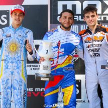 Karting: Matías Fernández se subió al podio en Colonia Caroya