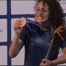 Jazmín Aragón se colgó la medalla de bronce en el Mundial de Portugal