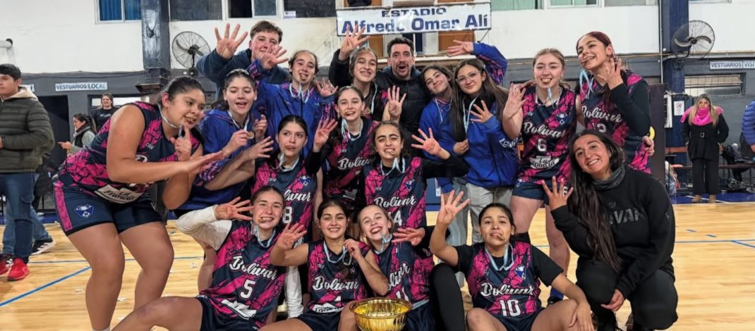 Básquet: Las pibas de Bolívar salieron campeonas