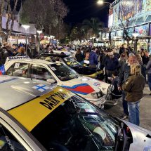 Las “leyendas del Rally” brindaron color y pasión a las calles de la ciudad