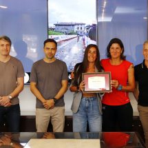 El Intendente Esteban Avilés reconoció a Viviana Pardo por su Mundial de Trail Running