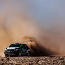 Gonza Martínez participó del Rally Cordobés en Laguna Larga