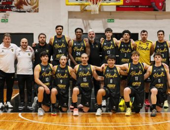 Lucio Giacchino volvió a jugar en la Liga Argentina de Básquet