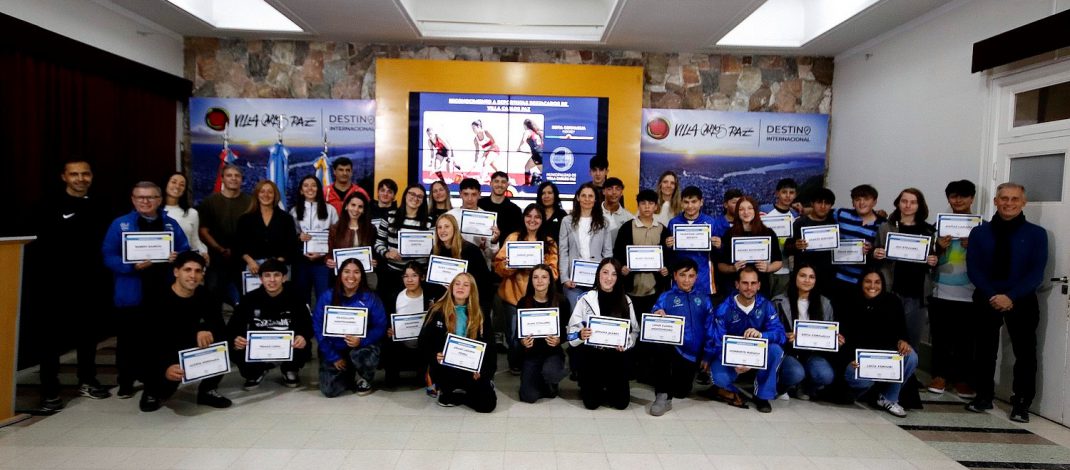 Villa Carlos Paz reconoció a sus deportistas destacados
