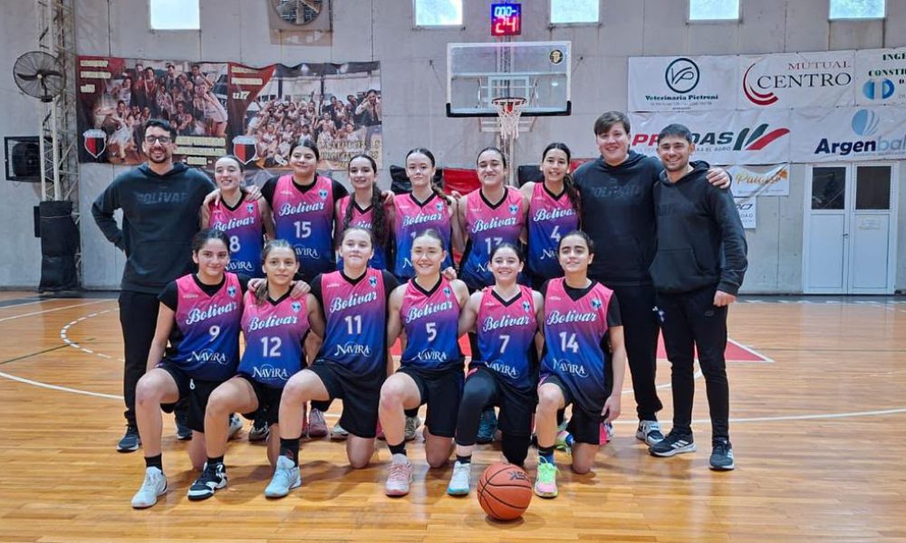 Básquet: Bolívar ganó y clasificó al Súper 4 de la Liga Provincial Formativa U15