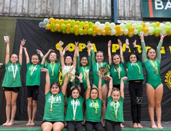 Con casi 50 gimnastas el Centro Italiano copó un nuevo encuentro en Barrio Parque