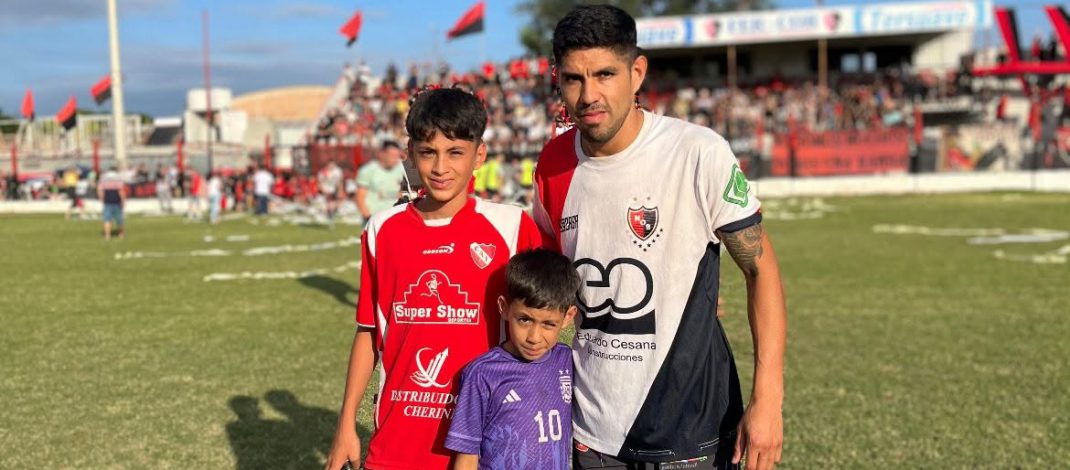 Fútbol: Hugo Pirez volvió a Newells de Laguna Larga