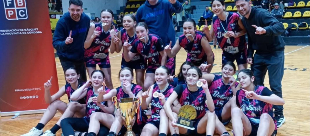 Básquet: ¡Bolívar cosechó 2 títulos femeninos en la última semana!