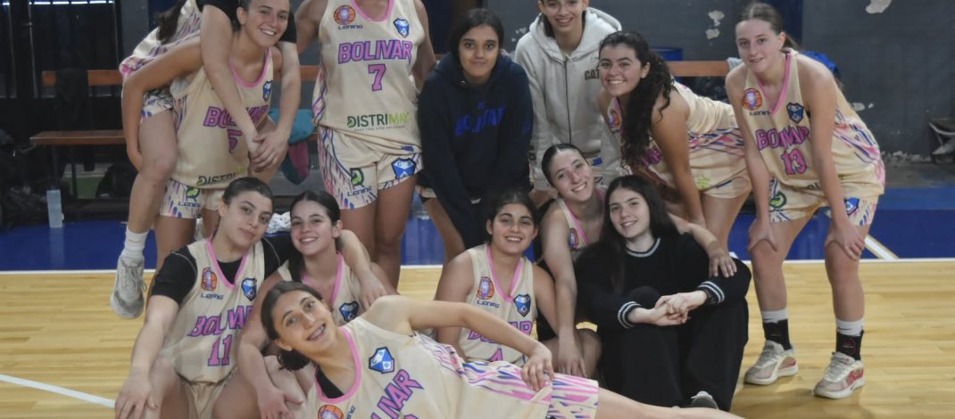 Bolívar volvió a jugar en casa y logró una contundente victoria en el básquet femenino